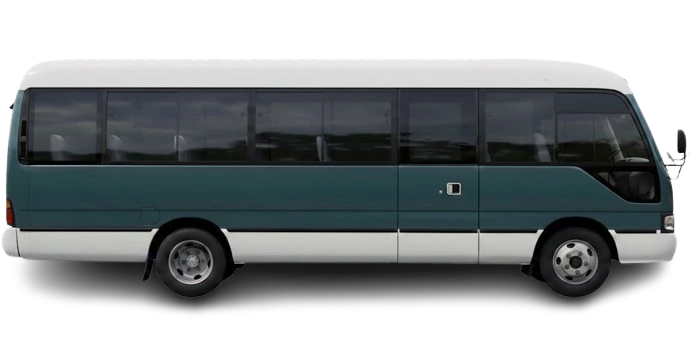 Tour bus driving in the Cayman Islands